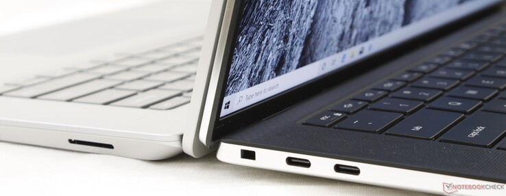 A sinistra: Microsoft Surface Laptop 3 15, A destra: Dell XPS 15 9500