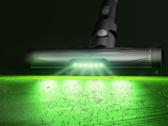 L'aspirapolvere cordless Proscenic P12 è in grado di proiettare luce sul pavimento per rivelare lo sporco (fonte: Proscenic)