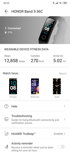 Recensione dell'Honor Band 5 Fitness Tracker