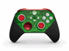 Controller wireless Xbox Elite Serie 2 Core in verde e rosso.