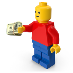 LEGO sta investendo 1 miliardo di dollari in Epic Games per costruire un metaverso per bambini (Immagine via PixelSquid.com con modifiche)