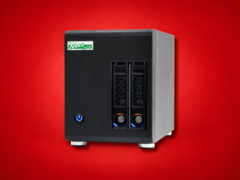 NAS desktop Newtech Ness1300 progettato per un'archiviazione affidabile dei dati in spazi compatti.
