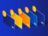 Le carte di pagamento supportate da criptovalute di VISA registrano un volume di transazioni record mentre i proprietari le usano per gli acquisti quotidiani
