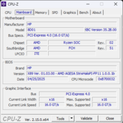 Scheda madre CPU-Z