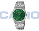 Il Casio MTB145DC-3AV (nella foto) ha un quadrante verde pulito, ma vivace. (Fonte: Casio - modifica)