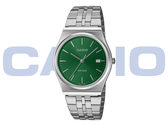 Il Casio MTB145DC-3AV (nella foto) ha un quadrante verde pulito, ma vivace. (Fonte: Casio - modifica)