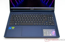 La tastiera di MSI Stealth 16 Studio A13VG