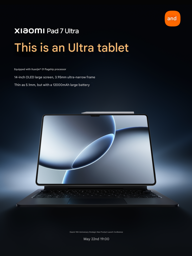 Xiaomi ha condiviso alcuni dettagli fondamentali sul Pad 7 Ultra (Fonte immagine: Xiaomi - traduzione automatica)