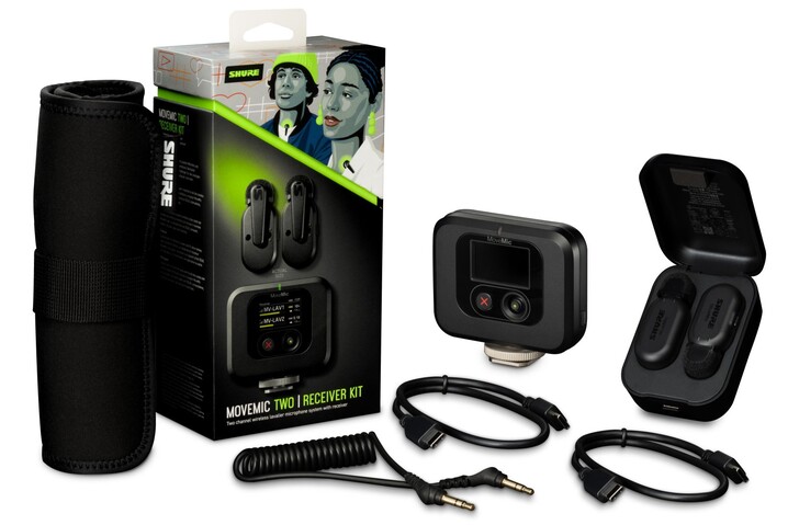 Il kit ricevitore MoveMicTwo (Fonte: Shure)