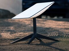 Il piatto Starlink Mini è disponibile con un piano Roam da 100 GB. (Fonte: SpaceX)