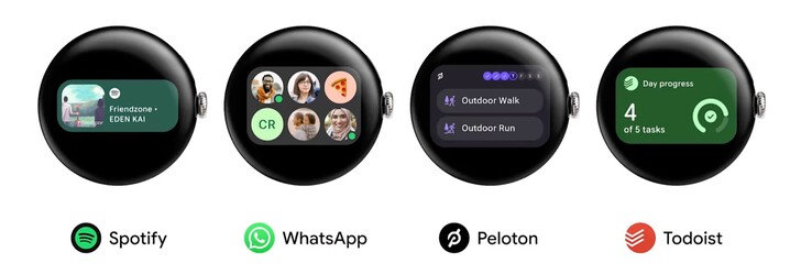 Google Wear OS 7 introduce dei widget che sono molto simili a quelli di Android.