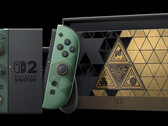 Nella foto, la console Switch 2 in edizione limitata "The Legend of Zelda: Ocarina of Time"