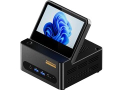 Il mini PC G-Flip è dotato di un display pieghevole (Fonte immagine: Aoostar)