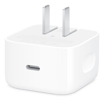 Il nuovo adattatore dinamico Apple 40W può caricare l'iPhone 17 e l'iPhone 17 Pro (Max) al 50% della batteria in soli 20 minuti. (Fonte immagine: Apple)