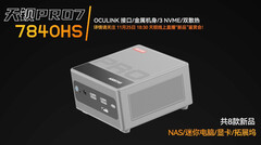 Tianbei presenta in anteprima AOOSTAR Pro 7 con Ryzen 7 e porta Oculink (Fonte: IT Home)