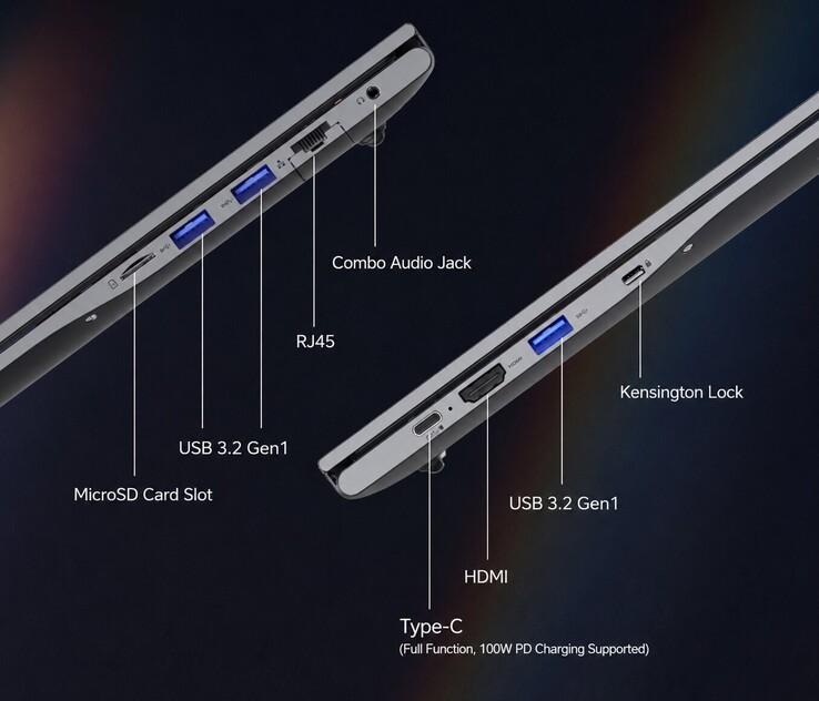 Porte dell'Acer Swift Go (traduzione automatica)