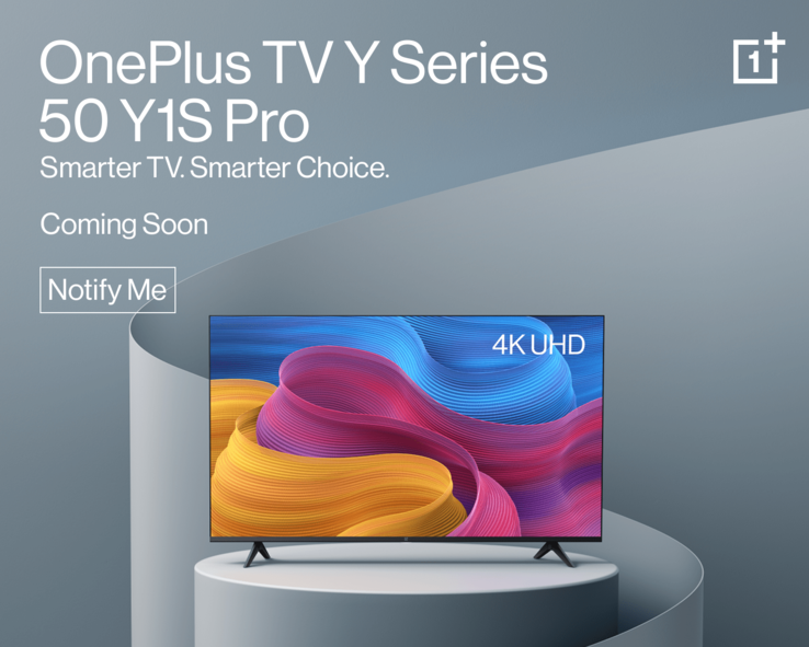 OnePlus presenta la sua ultima smart TV. (Fonte: OnePlus via Amazon.in)