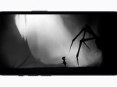 Apple Il gioco arcade Limbo mostra l'esperienza di gioco su un iPhone, evidenziando l'ecosistema di gioco in espansione di Apple(Fonte immagine: Apple Newsroom)