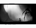 Apple Il gioco arcade Limbo mostra l'esperienza di gioco su un iPhone, evidenziando l'ecosistema di gioco in espansione di Apple(Fonte immagine: Apple Newsroom)