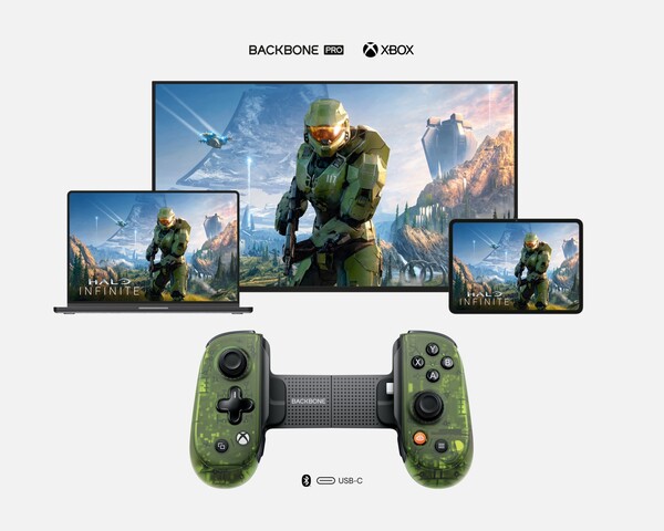Backbone Pro Xbox Edition può essere utilizzato come controller wireless, poiché dispone di Bluetooth e di una batteria integrata. (Fonte: Backbone)