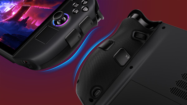 I nuovi controller TrueStike di Lenovo presentano tre serie di pulsanti personalizzabili. (Fonte: Lenovo)
