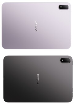 Oppo Pad Min nei colori Viola Monet e Grigio Spazio