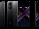 Un rendering di "POCO X7 Pro". (Fonte: 91Mobiles)