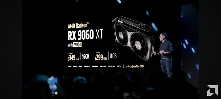 Radeon RX 9060 XT prezzo e disponibilità (fonte: AMD)