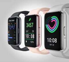 Il Samsung Galaxy Fit4 sembra riprendere in gran parte il design del Galaxy Fit3 mostrato nell’immagine.
