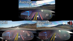 Modalità Beta di guida autonoma completa di Tesla (immagine: DÆrik/YouTube)