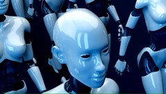 Sta addestrando l'intelligenza artificiale gratuitamente con ogni richiesta. Immagine di un robot umanoide generico. (Fonte immagine: Vjulien Tromeur - Unsplash)