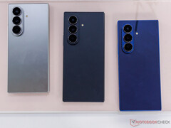 Il sito Galaxy Z Fold7 nei suoi principali colori di lancio.