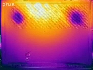 Temperature di superficie lato inferiore (stress test)