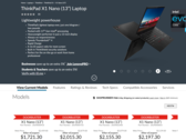Il Lenovo ThinkPad X1 Nano con schermo 16:10 è in vendita negli USA