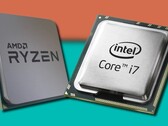 Intel è riuscita a riguadagnare quote da AMD nelle ultime cifre di utilizzo della CPU del sondaggio Steam. (Fonte immagine: AMD/Intel/Steam - modificato)