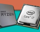 Intel è riuscita a riguadagnare quote da AMD nelle ultime cifre di utilizzo della CPU del sondaggio Steam. (Fonte immagine: AMD/Intel/Steam - modificato)