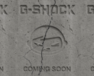 La clip teaser (nella foto) mostra il cemento crepato con i loghi di entrambi i marchi incisi sulla superficie, seguiti dalle parole "Coming Soon" (Fonte: G-Shock UK)