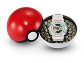 Casio G-Shock Pokémon 30° Anniversario GA-110, esposto all’interno di un cofanetto a forma di Poké Ball con un inserto decorativo raffigurante 30 Pokémon.