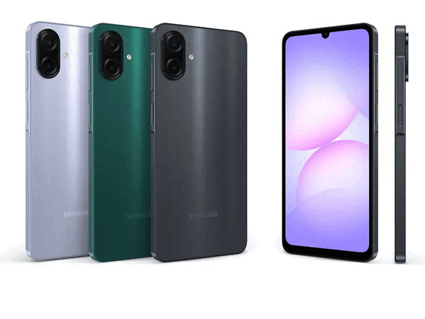 Il Galaxy A08 4G avrà una batteria più capiente rispetto al Galaxy A07 4G (nella foto).