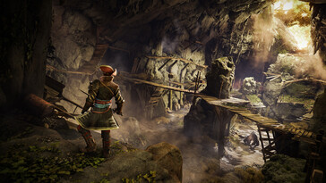 Un'immagine che mostra un ambiente in GreedFall.