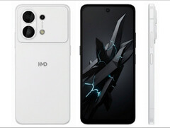 Una presunta foto dell&#039;HMD Ace 5G mostra che ha un pulsante personalizzabile sul lato sinistro. (Fonte immagine: smashx_60 su X)