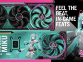Asus RTX 5080 ROG Astral Hatsune Miku Edition: Canterà la canzone del coil whine? (Fonte immagine: Videocardz.com)