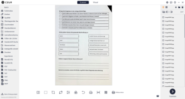Elaborazione dei file digitalizzati tramite il software CZUR.