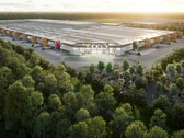 Gigafactory Tesla vicino a Berlino - rendering (Fonte: Tesla)