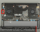 L'interno del Lenovo ThinkPad P1 Gen 8 (fonte: canale YouTube di Lenovo Support).