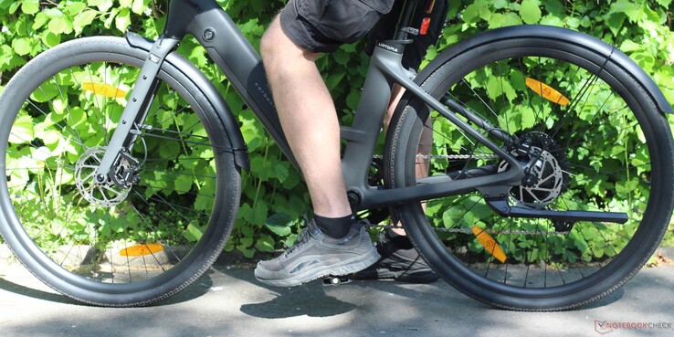 La moto non è ideale per i ciclisti più alti
