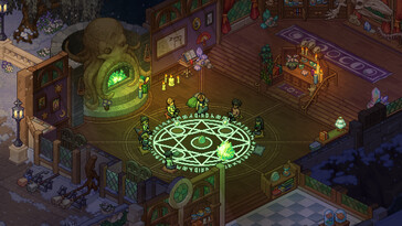 Nella foto: uno screenshot del gameplay di Witchbrook.