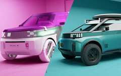 I nuovi veicoli elettrici di Fiat sono caratterizzati da un sorprendente linguaggio di design basato sull'adorabile Fiat Panda del passato. (Fonte immagine: Fiat - edito)