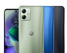 Il Moto G54 nei tre colori di lancio. (Fonte: @evleaks)