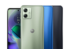 Il Moto G54 nei tre colori di lancio. (Fonte: @evleaks)